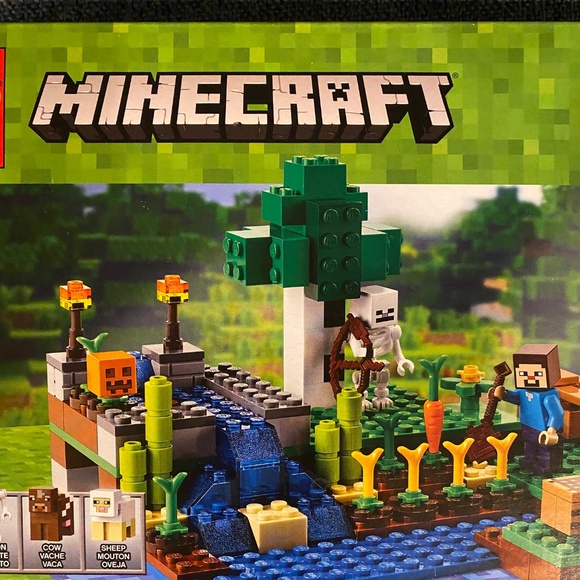 🥕 Lego 21114 Minecraft The Farm 🐑 Steve Skeleton Cow Sheep Minifigures Retired - Picture 6 of 16